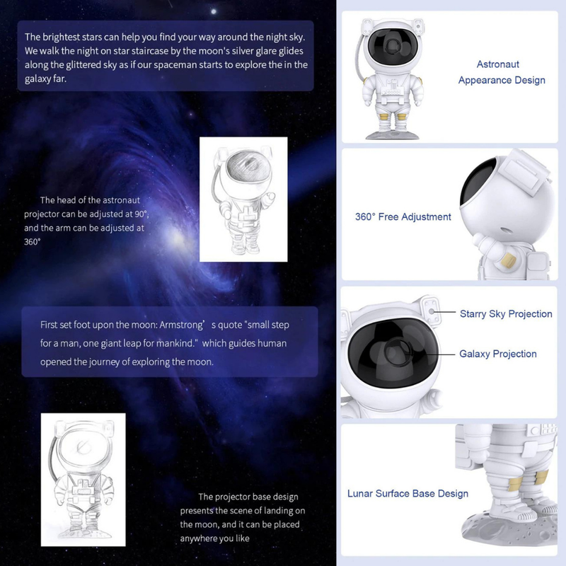 Xtar - ZEUS XI - Astronaut Projection Lamp
