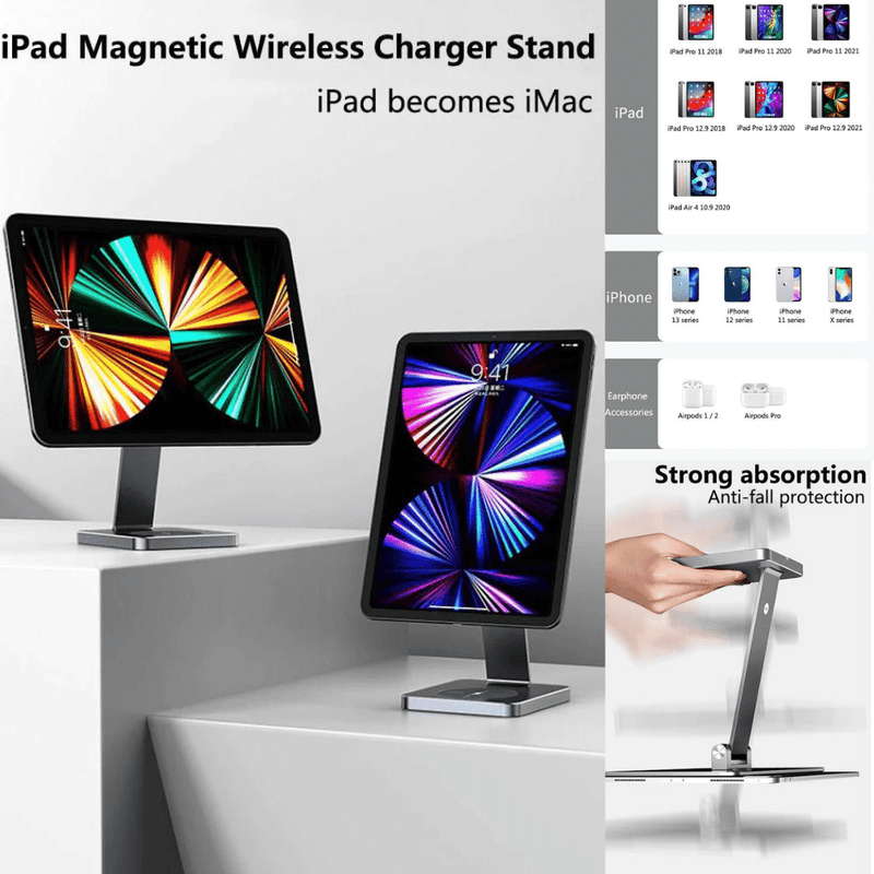 iMagic - ZEUS XI - iPad Stand with Wireless Charging